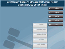 Tablet Screenshot of guitarrepaircharleston.com